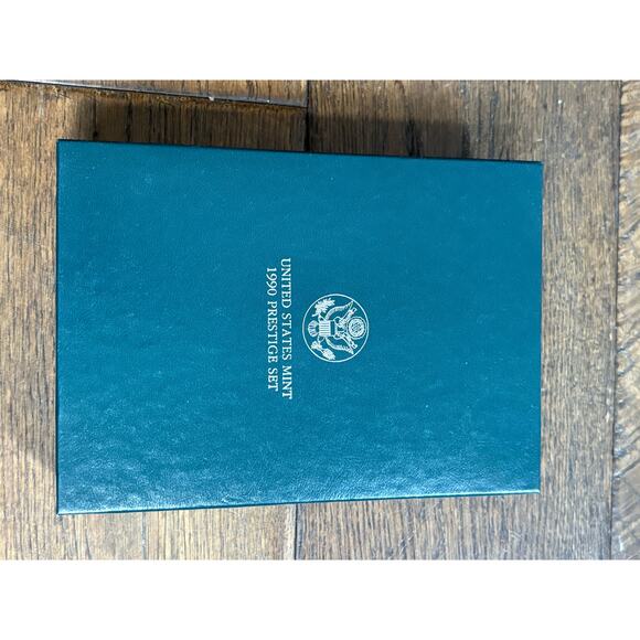 1990-P US Mint Prestige Proof Set Eisenhower Silver Dollar OGP & COA 6 Coins - Picture 8 of 8